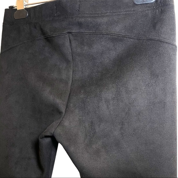 DAVID LERNER Elliott Micro Suede Soft Black Leggings, Size Small - Picture 8 of 12